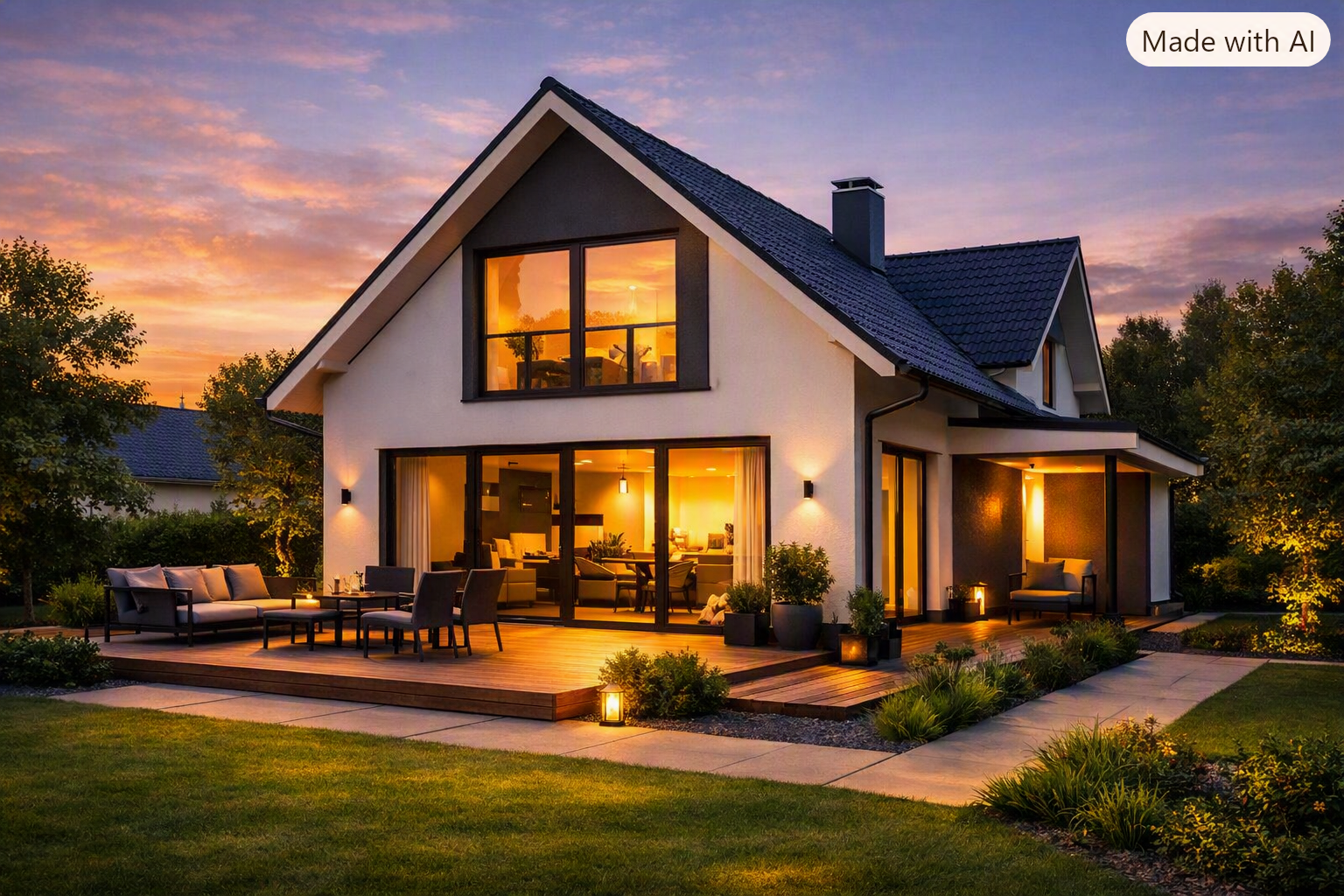Modernes Einfamilienhaus